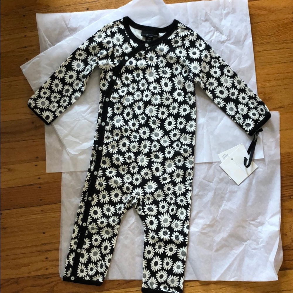 Victoria Beckham for Target b&w floral one piece